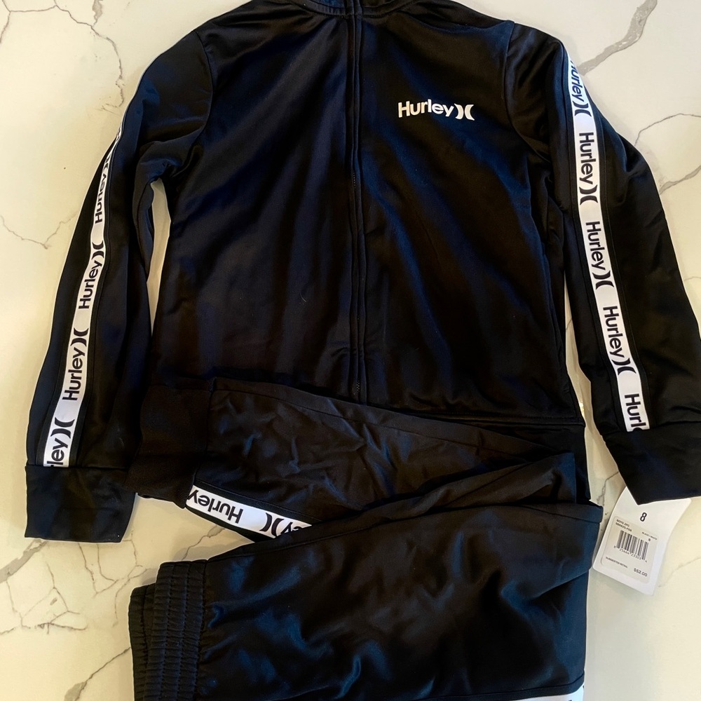 Hurley Black Athletic Set Track Suit